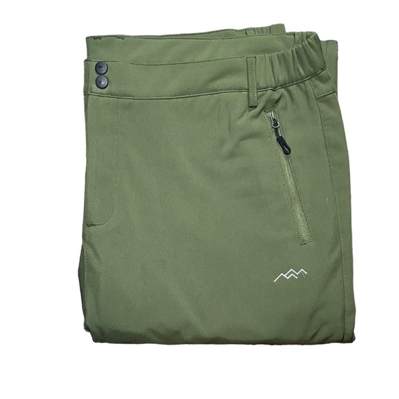 Trailside Supply Fleece Insulated Pants Softshell Water‎ Wind-Resistant Ski Snow - Picture 8 of 10
